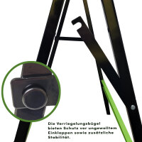 8x Klappbock Sägebock Arbeitsbock klappbar 2er Sets Traglast 200 kg/Paar Gerüstbock
