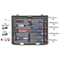 kwb Werkzeug Koffer inkl. 99-tlg. hochwertigem Werkzeug-Set, gefüllt, robust und hochwertig