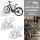 Fahrradständer für 6 Fahrräder 210x40x85 cm Stahl feuerverzinkt 2x3 höhenversetzt mit Anlehnbügel