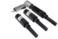 Druckluft Nadelentroster + 2 x Ersatzkopf Rostentferner Nadelpistole