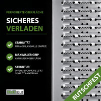 TRUTZHOLM 2x Auffahrrampe 189 cm Stahl 400 kg klappbar geriffelt rutschfest Verladerampe Rampe