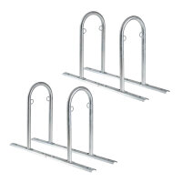 2x Fahrradparker 140x43x88 cm Anlehnbügel...