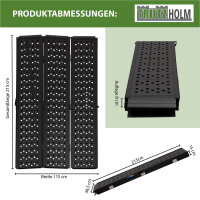 DREIBREIT by TRUTZHOLM 2-fach Auffahrrampe klappbar 215 cm 1020 kg Alu gelocht Verladerampe Rampe