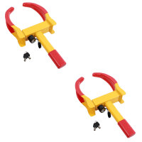 2er Set Radkralle Parkkralle mit Sicherheitsschloss,...