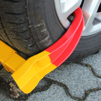 2er Set Radkralle Parkkralle mit Sicherheitsschloss, Reifenbreite 17-27,5 cm, mit je 2 Schlüsseln