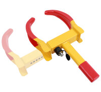 2er Set Radkralle Parkkralle mit Sicherheitsschloss, Reifenbreite 17-27,5 cm, mit je 2 Schlüsseln