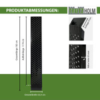 TRUTZHOLM Paar Auffahrrampen Stahl 183 cm Traglast 400 kg Stahl schwarz gebördelt Verladerampe Quads Mofas