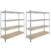 2x Schwerlastregal 180x160x60 cm Traglast 1000 kg...