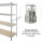 2x Schwerlastregal 180x160x60 cm Traglast 1000 kg Steckregal Lagerregal Kellerregal Werkstattregal