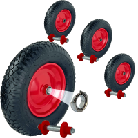 4 x Schubkarrenrad 390x95 mm 4.80 4.00-8  luftbereifung...