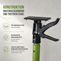 3x Türspanner Zargenspanner 57 - 117 cm Klicksystem Teleskopstütze Einhandstütze