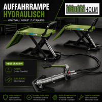 Doppel-Hebebühne hydraulisch max. Arbeitslast 2x 680 kg höhenverstellbar 11-45,5 cm Nutzbreite je 34 cm Pkw