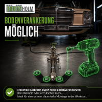 Doppel-Hebebühne hydraulisch max. Arbeitslast 2x 680 kg höhenverstellbar 11-45,5 cm Nutzbreite je 34 cm Pkw