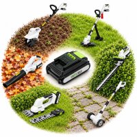 Akku Gras- und Strauchschere 20 V 2-in-1 inkl. 2.0Ah Akku 10 cm Gras- und 20 cm Strauchklinge