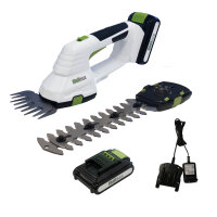 Akku Rasentrimmer 20 V 2-in-1 inkl. 2.0Ah Akku 10 cm...