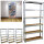 TRUTZHOLM Schwerlastregal 4er Set 200x100x30 cm verzinkt 900 kg mit 6 Böden