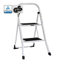 Trittleiter 2 Stufen klappbar TÜV/GS 150 kg...