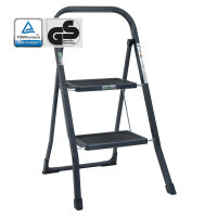 Trittleiter 2-stufig klappbar TÜV/GS 150 kg...