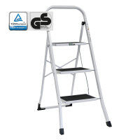 Trittleiter 3-stufig klappbar TÜV/GS 150 kg...
