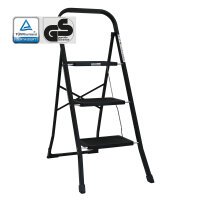Trittleiter 3-stufig klappbar TÜV/GS 150 kg...