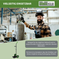 Gasflaschenkarre 100kg Traglast mit Handschutzbügel & Sicherungskette Transport von technischen Gase