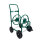 Schlauchwagen Basic 4 Räder 95,5 x 58 cm Stahl, für 50 m 3/4 Zoll Gartenschlauch grün