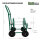 Schlauchwagen Basic 4 Räder 95,5 x 58 cm Stahl, für 50 m 3/4 Zoll Gartenschlauch grün