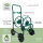 Schlauchwagen Basic 4 Räder 95,5 x 58 cm Stahl, für 50 m 3/4 Zoll Gartenschlauch grün