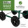 Schlauchwagen Basic 4 Räder 95,5 x 58 cm Stahl, für 50 m 3/4 Zoll Gartenschlauch grün