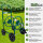 Schlauchwagen Basic 4 Räder 95,5 x 58 cm Stahl, für 50 m 3/4 Zoll Gartenschlauch grün