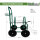 Schlauchwagen Premium 4 Vollgummiräder 92x57x78 cm Stahl, für 80 m Gartenschlauch 3/4" Anschluß grün