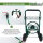 Schlauchwagen Premium 4 Vollgummiräder 92x57x78 cm Stahl, für 80 m Gartenschlauch 3/4" Anschluß grün