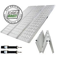 DREIBREIT by TRUTZHOLM Auffahrrampe Alu 255x115 cm 2-fach...
