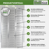 DREIBREIT by TRUTZHOLM Auffahrrampe Alu 255x115 cm 2-fach klappbar 1020 kg gelocht extra Breite
