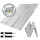 DREIBREIT by TRUTZHOLM Auffahrrampe Alu 255x115 cm 2-fach klappbar 1020 kg gelocht extra Breite