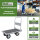 Plattformwagen 300 kg luftbereift Transportwagen Handwagen Transportkarre