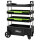 Montagewagen klappbar mobil transportabel 67,5x40x95 cm Traglast 80 kg 4 Ablagefächer leer