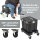 Profi Stapelboxen 3 Boxen mit Tragegriffen Rollbrett mobile Boxen
