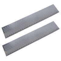 Paar Lochblech Aluminium gebördelt 1000 x 200 mm 1,5...