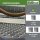 Paar Lochblech Aluminium gebördelt 1000 x 200 mm 1,5 mm Stärke Trittsicherung Schutzgitter
