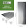 Trittschutzblech Lochblech Alu gebördelt 1000 x400 mm 1,5mm Trittsicherung Auffahrblech Schutzgitter