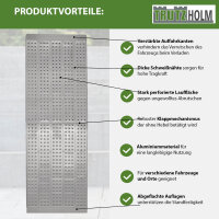 TRUTZHOLM Auffahrrampe Alu extralang 300 cm extrabreit 70 cm klappbar 400 Kg Verladerampe Eventrampe