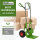 Sackkarre Stahl 200 kg 112,5 cm Höhe große klappbare Ladefläche 29x29 cm pannensichere PU-Räder