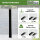 TRUTZHOLM 1x Auffahrschiene Alu 194 cm 50 kg Anti-Rutsch Beschichtung E-Bike Fahrradrampe Treppe