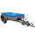 Anhängerplane Flachplane 257x133x10 cm hellblau mit Seil