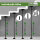 Pole Dance Tanzstange schwarz 231 - 274 cm Ø 45 mm Tabledance Static & Spinning ohne Bohren