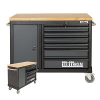 Werkstattwagen DELUXE 6 Schubladen + Tür...