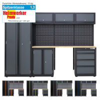 Werkstattwand 13-tlg. Werkstattschranksystem modular aus...