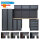 Werkstattwand 13-tlg. Werkstattschranksystem modular aus Stahl mit Holzarbeitsplatte und Lochwand