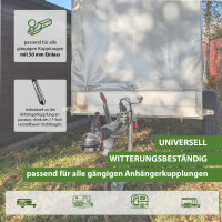 Anhängerschloss für Anhängerkupplung 4 Schlüssel Diebstahlschutz Wohnwagen Anhänger-Sicherung
